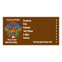 Mardi Gras Business Theme Hz Please View Notes Photo Card