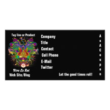 Mardi Gras Business Theme Hz Please View Notes Custom Photo Card