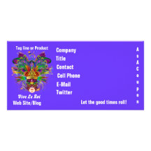 Mardi Gras Business Theme Hz Please View Notes Custom Photo Card