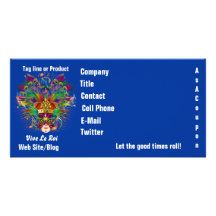 Mardi Gras Business Theme Hz Please View Notes Custom Photo Card