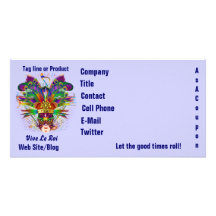 Mardi Gras Business Theme Hz Please View Notes Personalized Photo Card