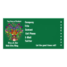 Mardi Gras Business Theme Hz Please View Notes Photo Card