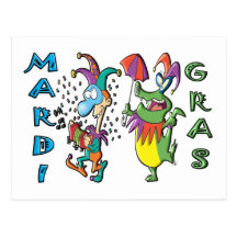 Mardi Gras Celebration Postcards