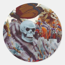 Mardi Gras Float Stickers