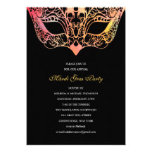 Mardi Gras Invitations