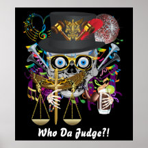 Mardi Gras Judge Print