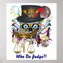 Mardi Gras Judge Print