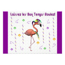 Mardi Gras-Let the Good Times Roll Custom Invites
