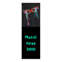 Mardi Gras Masque, Bookmark Business Card