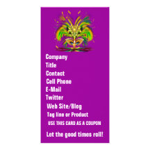 Mardi Gras Queen View Notes Please Photo Card