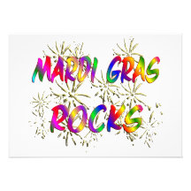 Mardi Gras Rocks Invites