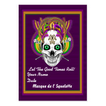 Mardi Gras Throw Card Please View Notes Business Card Templates