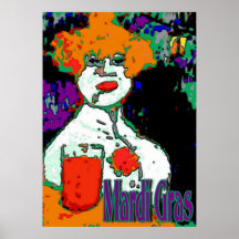 Mardi Gras Wo-Man Poster