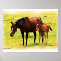 Mare n Foal Print