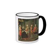 Maria Theresa of Austria  with four of her Coffee Mugs