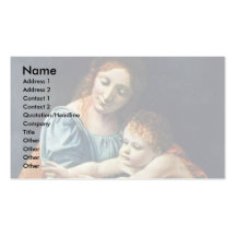 Maria With The ChildBy Boltraffio Giovanni Antonio Business Card