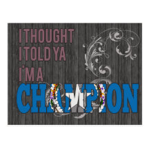Marianian and a Champion Postcard