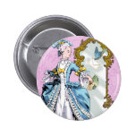Marie Antoinette and Bluebird Pins