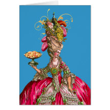 Marie Antoinette and Peacock Cards