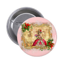 Marie Antoinette Christmas Ball buttons