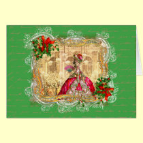 Marie Antoinette Christmas Ball cards