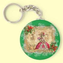 Marie Antoinette Christmas Ball keychains