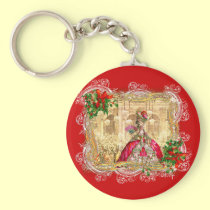 Marie Antoinette Christmas Ball keychains
