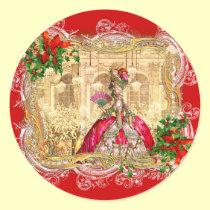 Marie Antoinette Christmas Ball stickers