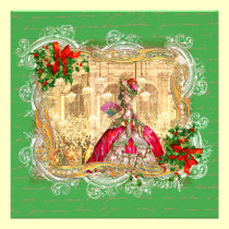 Marie Antoinette Christmas Versailles Invitation invitations