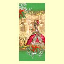 Marie Antoinette Tea Party Versailles Christmas rack cards