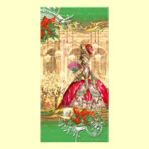 Marie Antoinette Versailles Christmas Tea Party photo cards