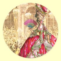 Marie Antoinette Versailles Christmas Tea Party stickers