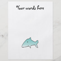 Marine blue shark full colour flyer