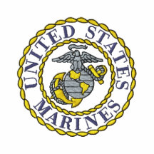 Marines Emblem Embroidered Polo Shirt