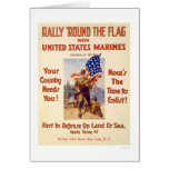 Marines - Rally 'round the flag Greeting Cards