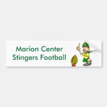 Marion Centre Stingers Football Bumper Stickers