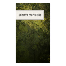 Marketing Business Card Modern Dark Green Texture