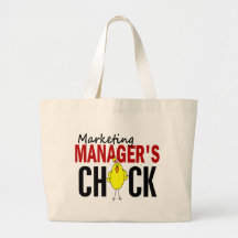 MARKETING MANAGER’S CHICK TOTE BAGS