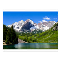 Maroon Bells Post Card