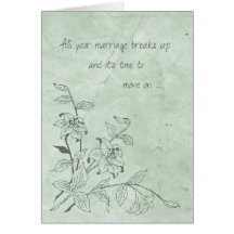 Marriage Breakup Support, Religious Card