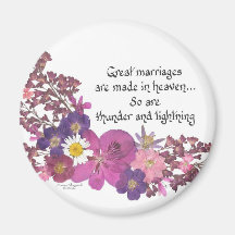 Marriage humour magnets
