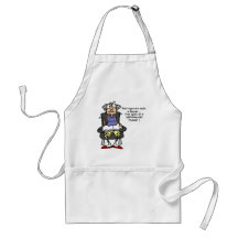Marriage, Lightning, Thunder Humour Aprons