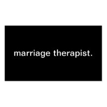 Marriage Therapist Business Card Templates