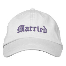MARRIED hat Embroidered Baseball Caps