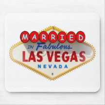 Married In Fabulous Las Vegas Mousepad
