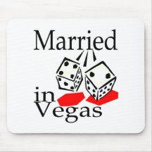 Married In Vegas (Dice) Mouse Mat