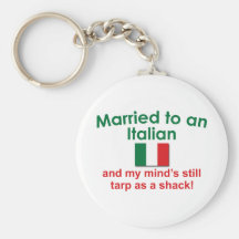 Married to an Italian Key Chains