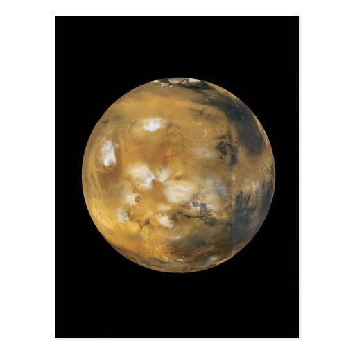 Mars!  A beautiful image from space.  NASA Post Card