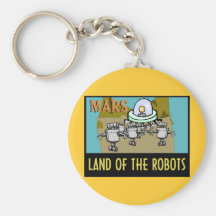 MARS - LAND OF THE ROBOTS KEYCHAIN