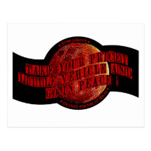Mars mission post card